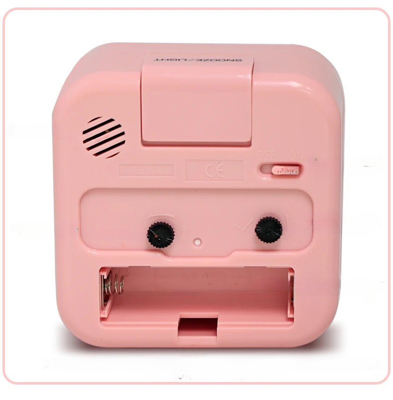 Réveil fille rose