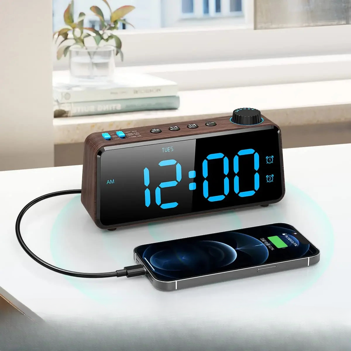 Radio réveil sur secteur