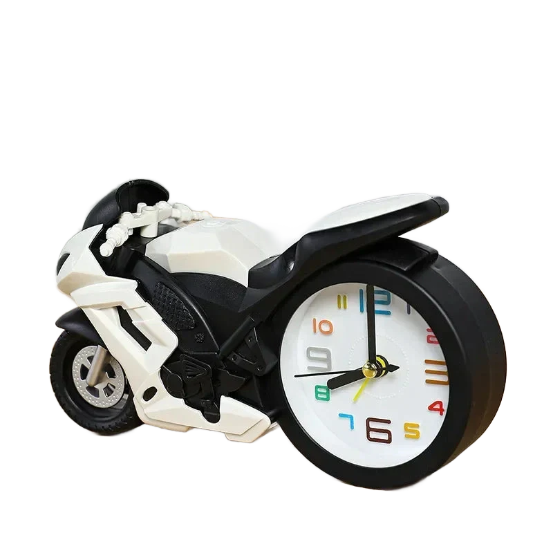 Réveil garçon moto