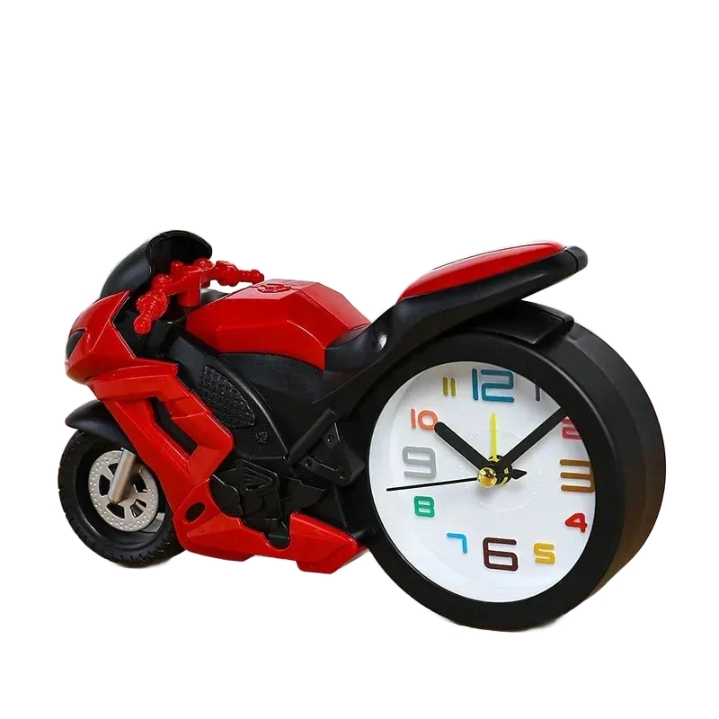 Réveil garçon moto