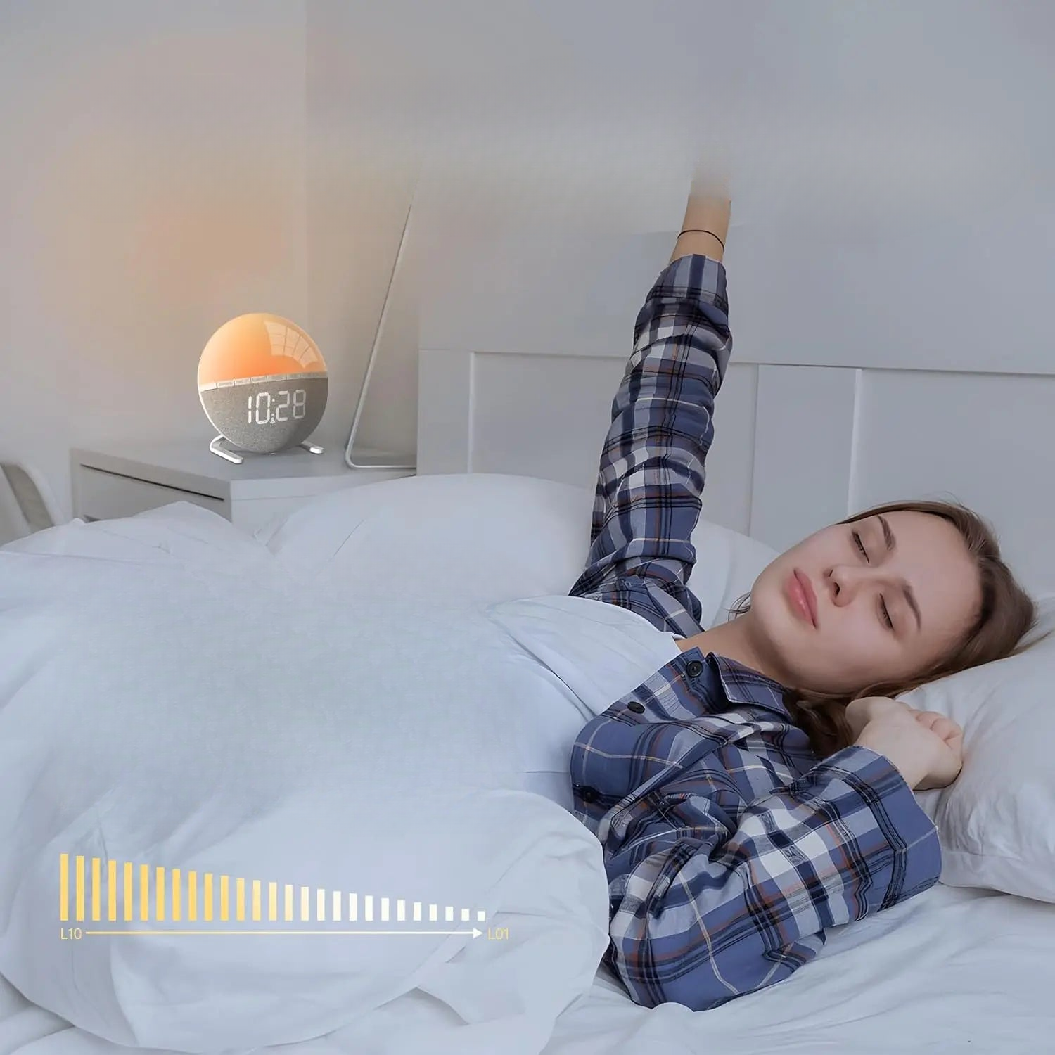 Réveil lumineux aube