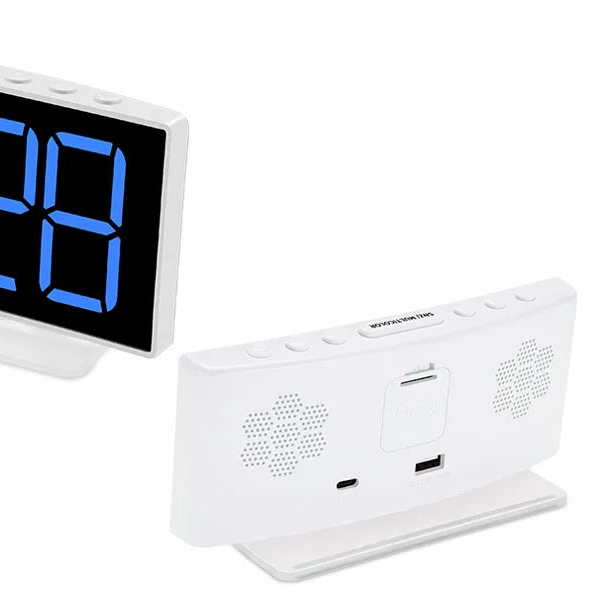 Réveil lumineux double alarme