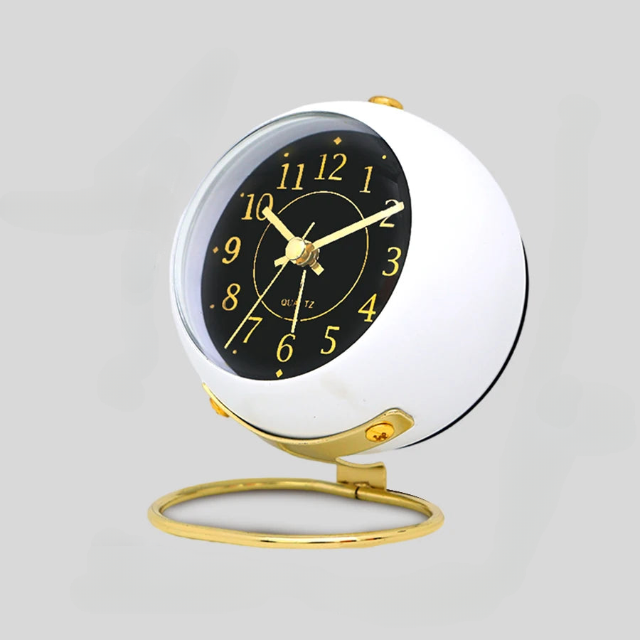 Réveil analogique design rond