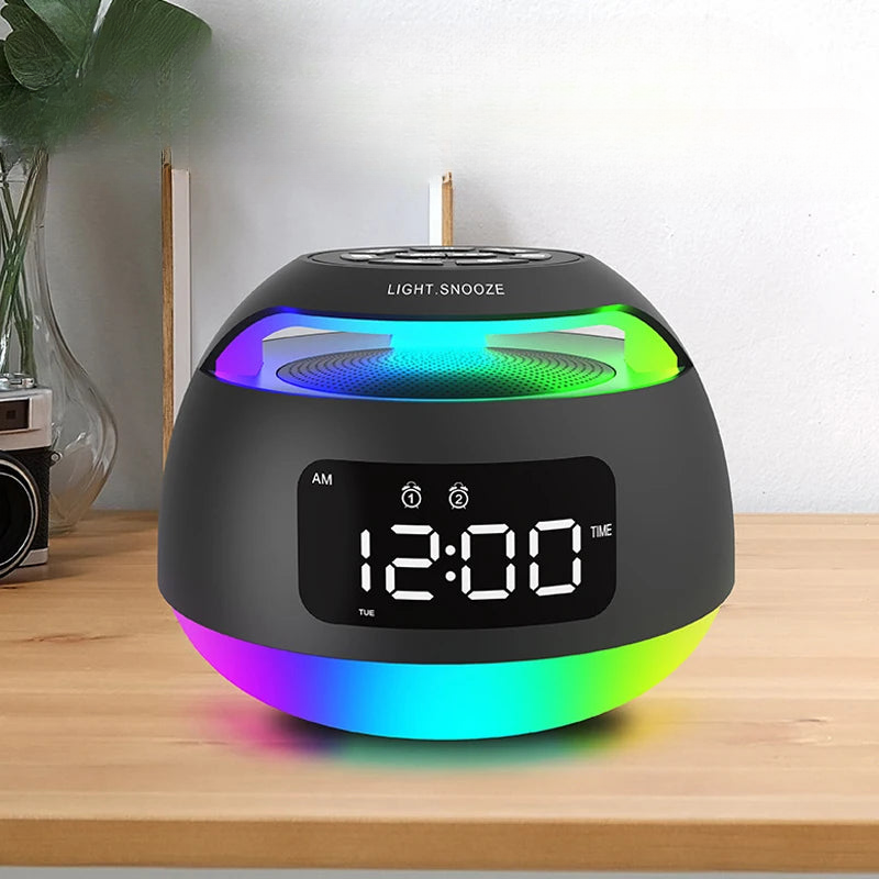 Radio réveil lumineux bluetooth