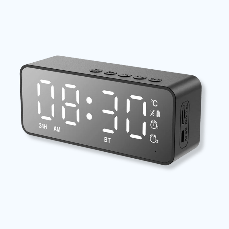 Radio réveil connecté rechargeable usb
