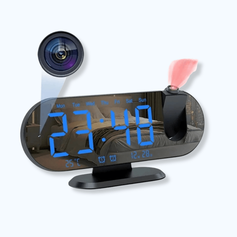 Réveil caméra espion wifi