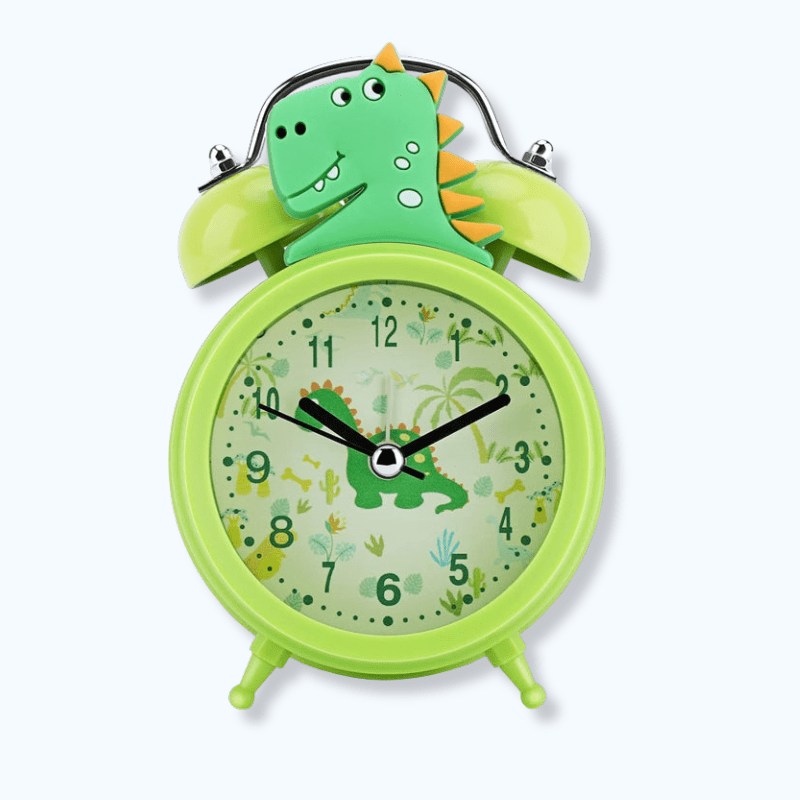 Réveil dinosaure vert