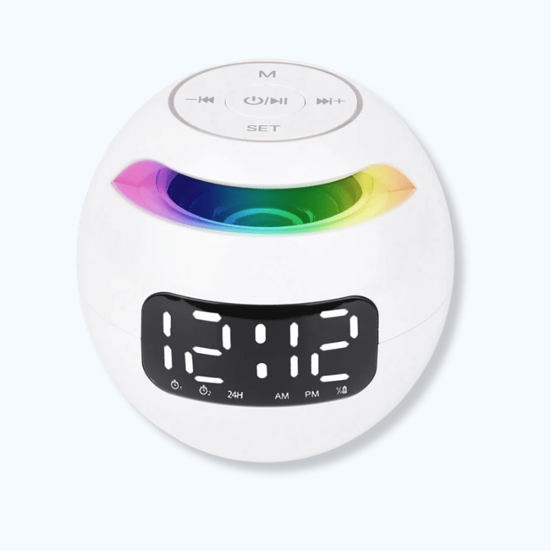 Réveil luminothérapie double alarme