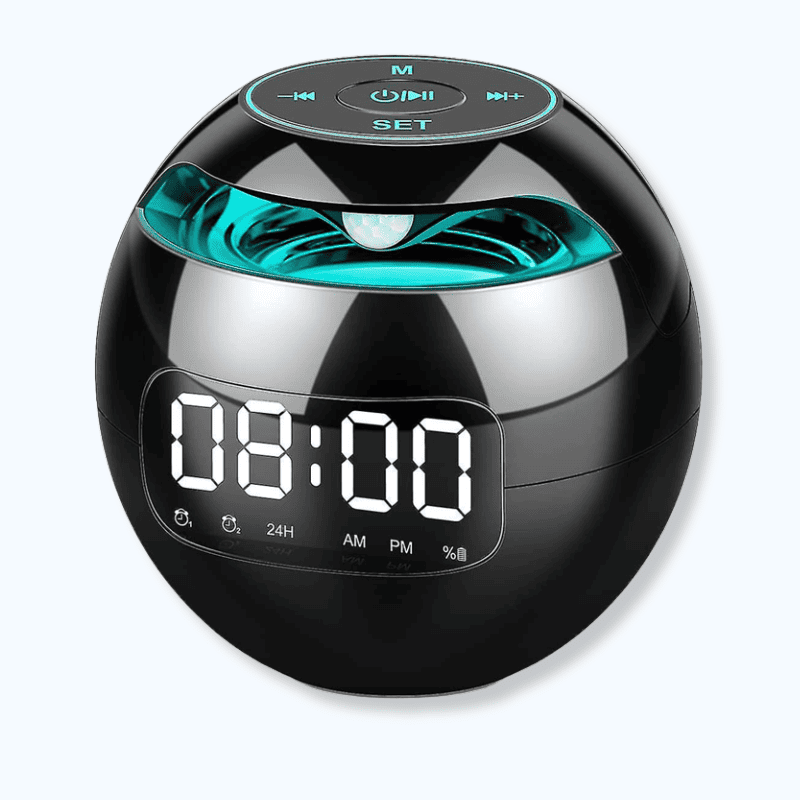 Réveil luminothérapie avec mp3