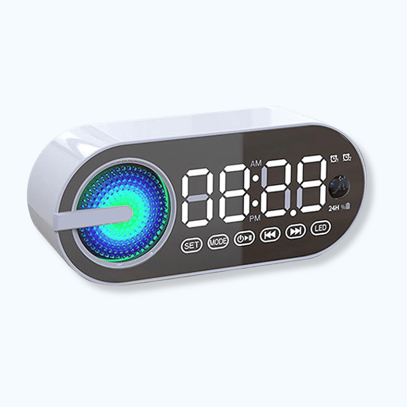 Réveil connecté avec radio FM