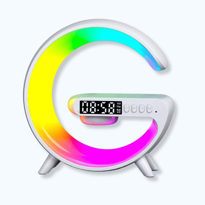 Réveil chargeur induction avec lampe