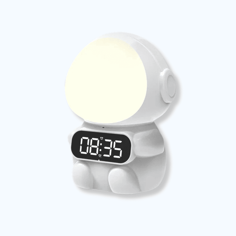 Réveil enfant astronaute lumineux