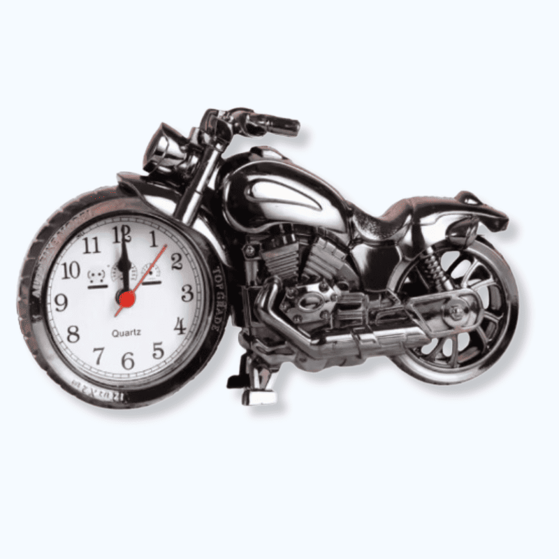 Réveil vintage moto