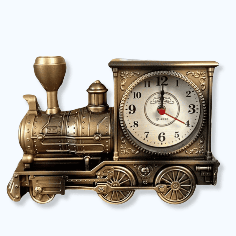 Réveil vintage train