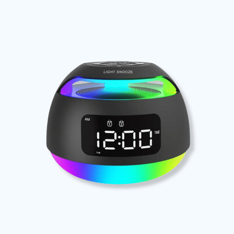 Radio réveil lumineux bluetooth