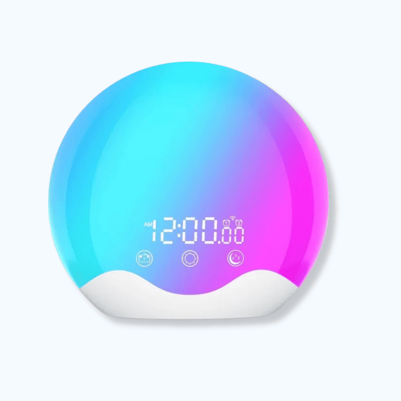 Réveil lumineux couleur
