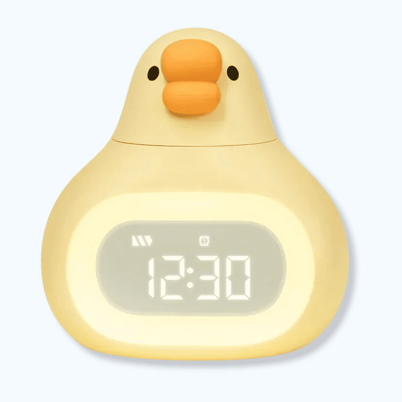 Réveil enfant veilleuse canard