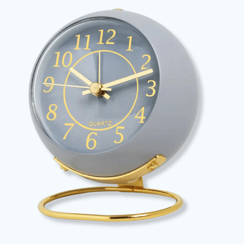 Réveil vintage bleu