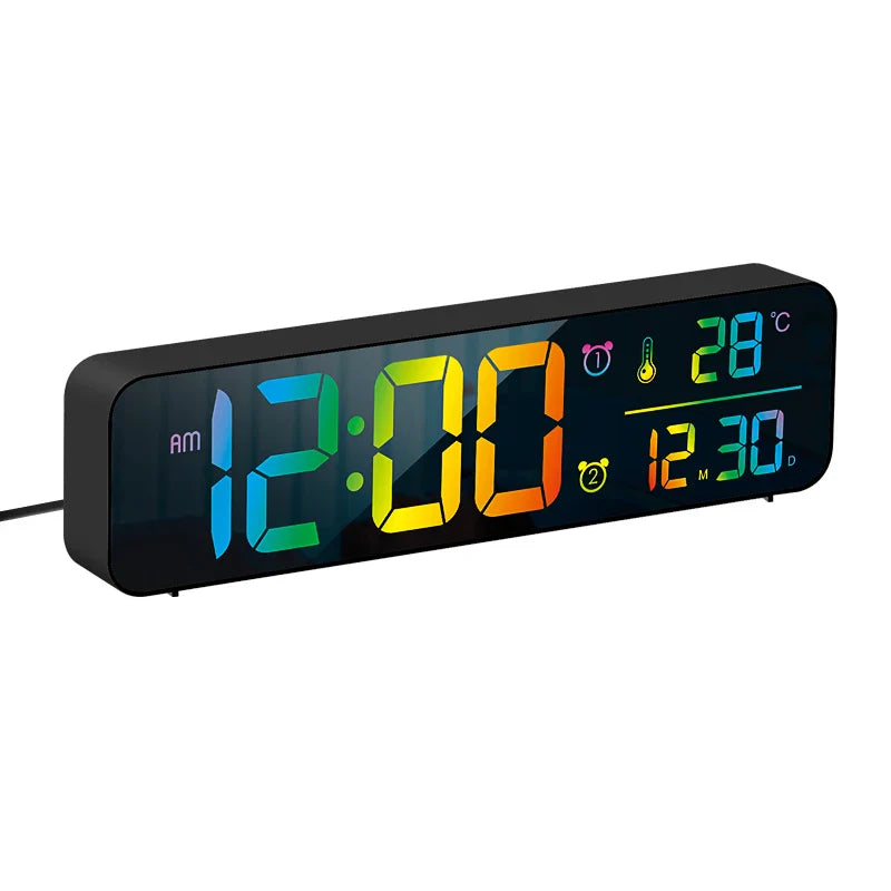 Réveil digital double alarme