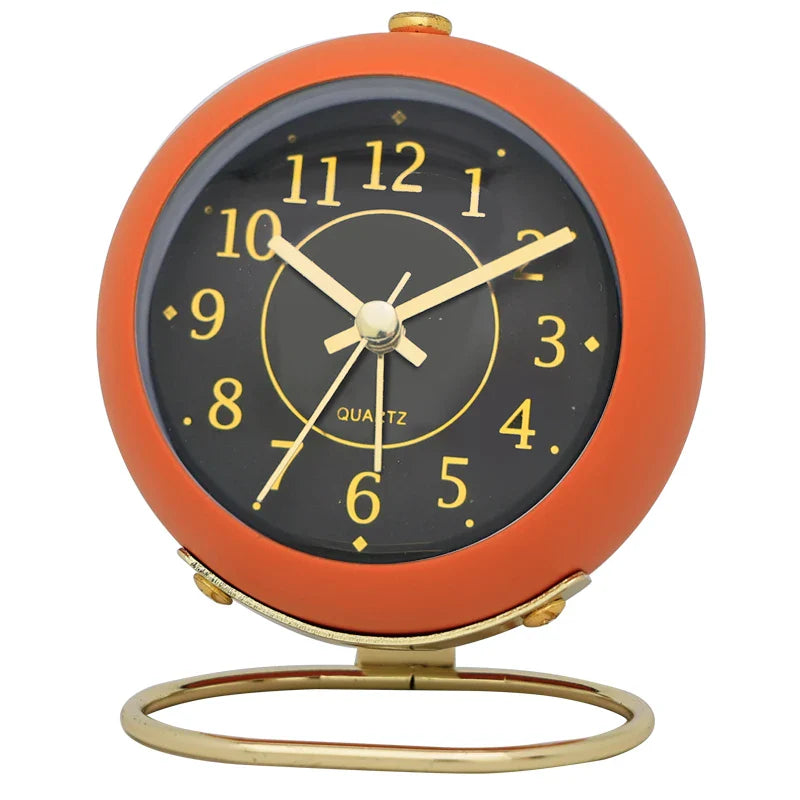 Réveil analogique design rond