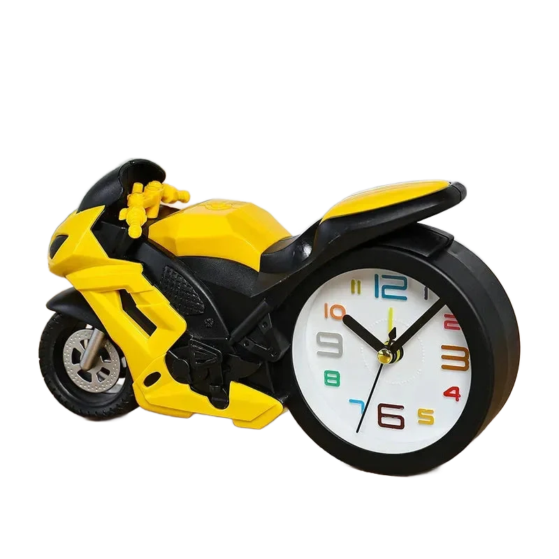 Réveil garçon moto