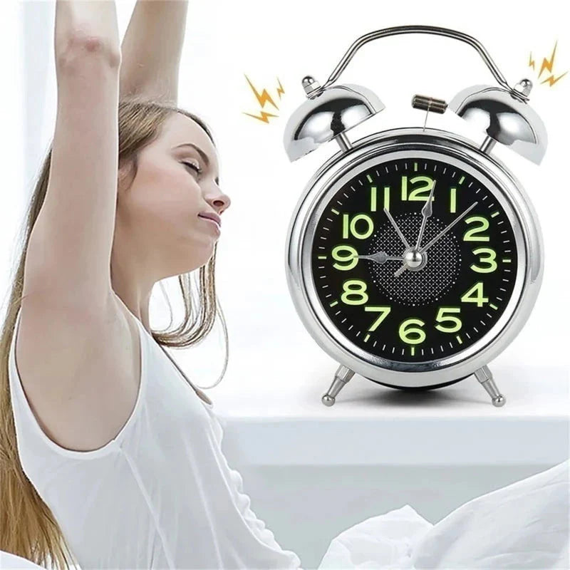 Réveil à pile avec chiffre lumineux