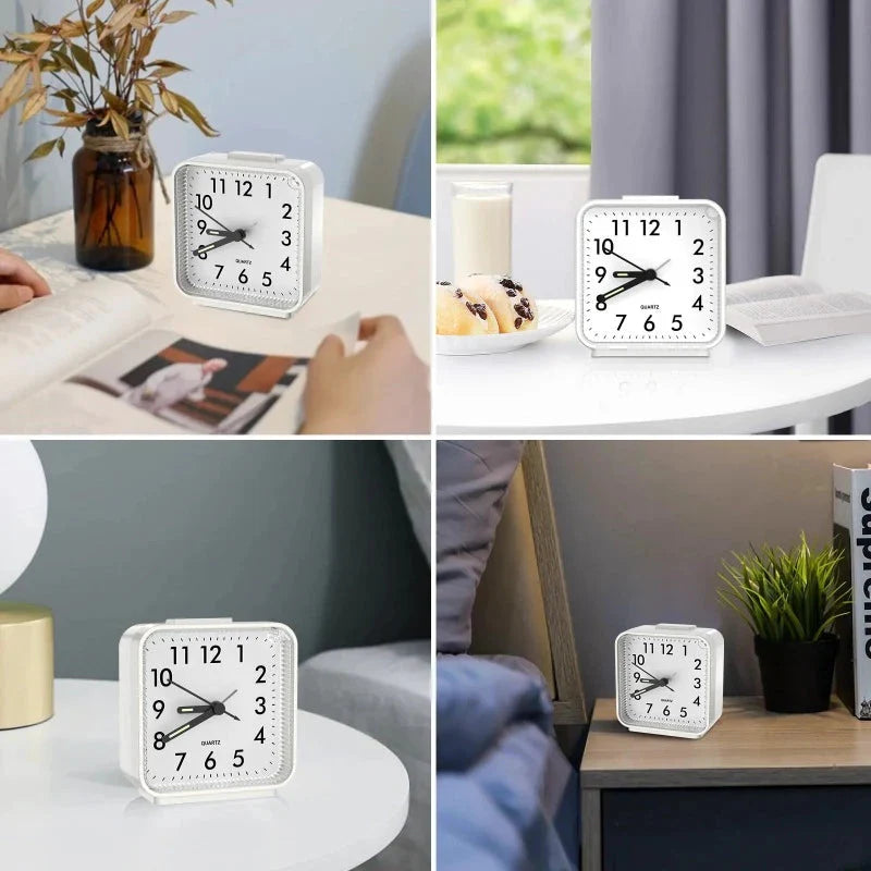 Réveil à pile quartz lumineux