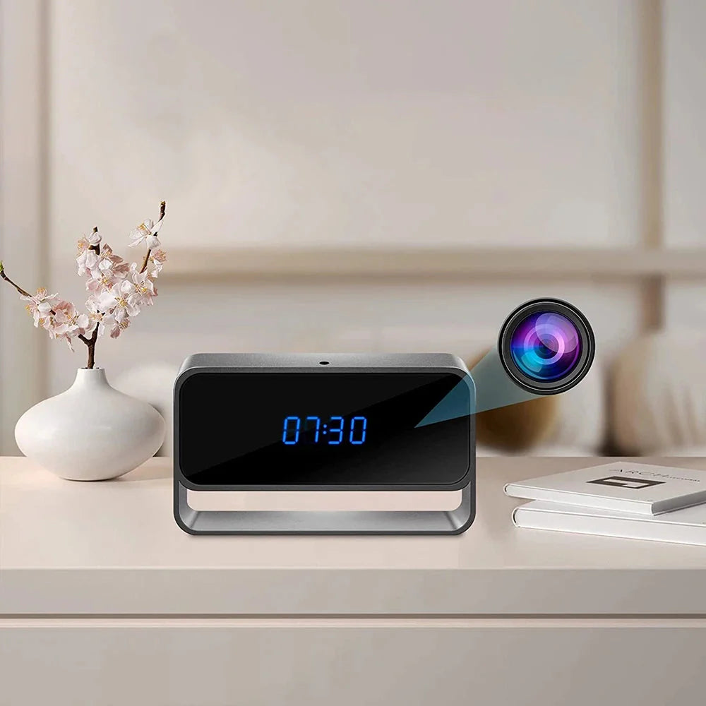 Réveil caméra espion avec vision nocturne