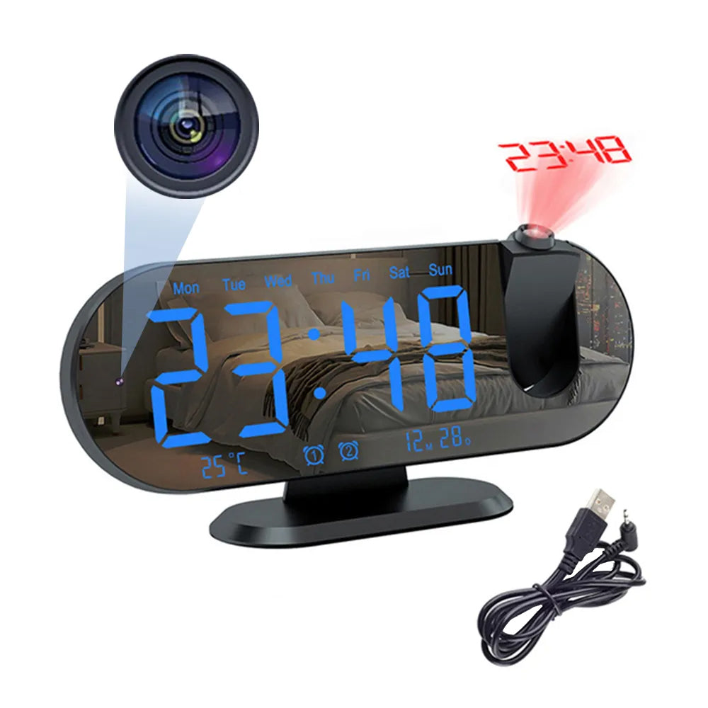 Réveil caméra espion wifi