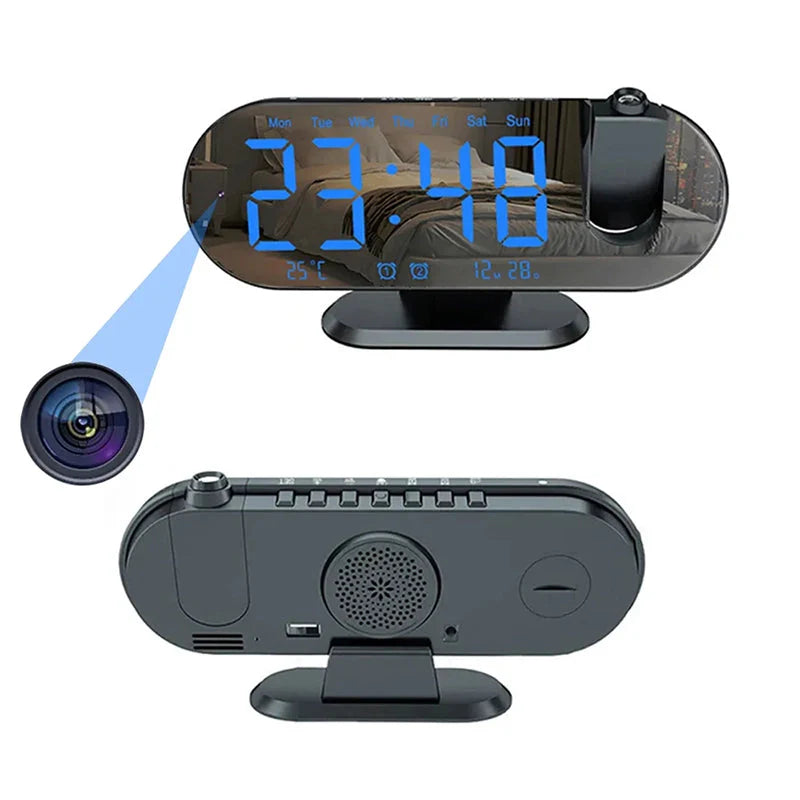 Réveil caméra espion wifi