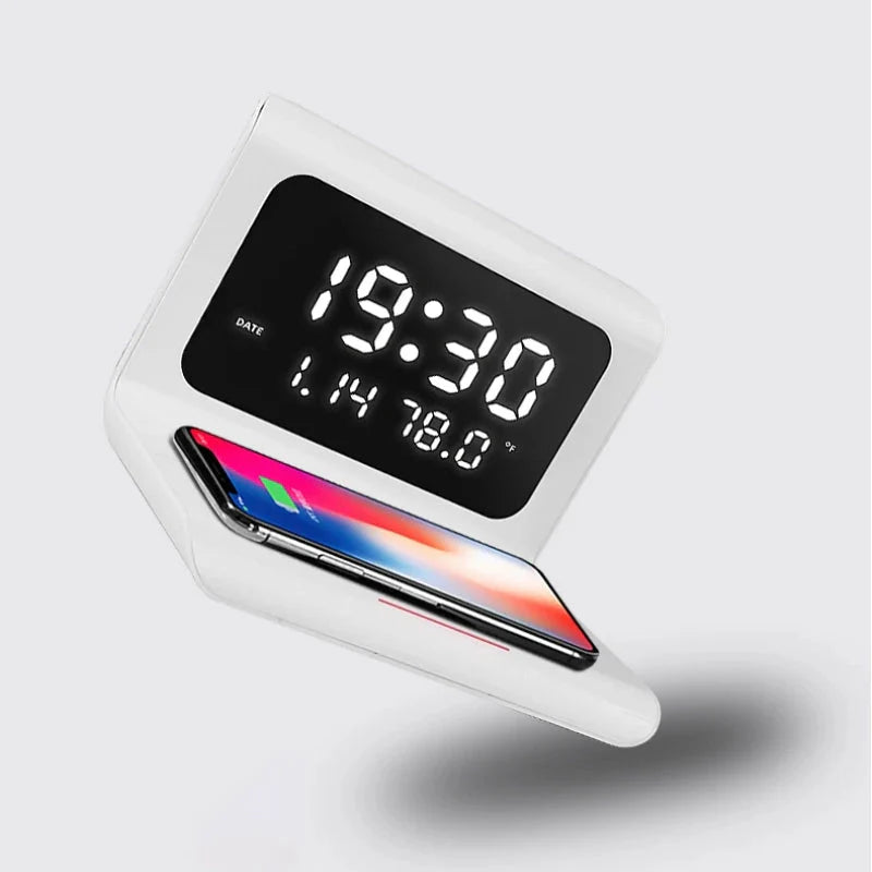 Réveil chargeur à induction Apple et Samsung