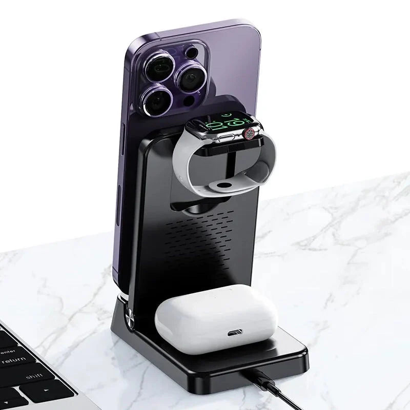Réveil chargeur induction Apple et Samsung