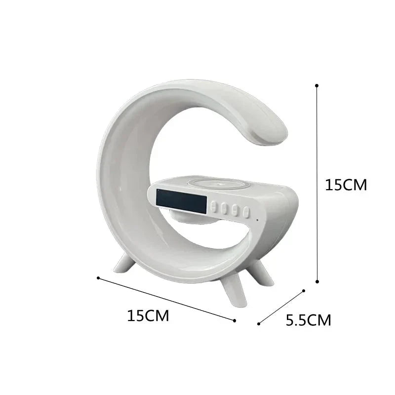 Réveil chargeur induction avec lampe