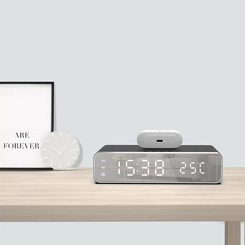 Réveil chargeur induction avec température