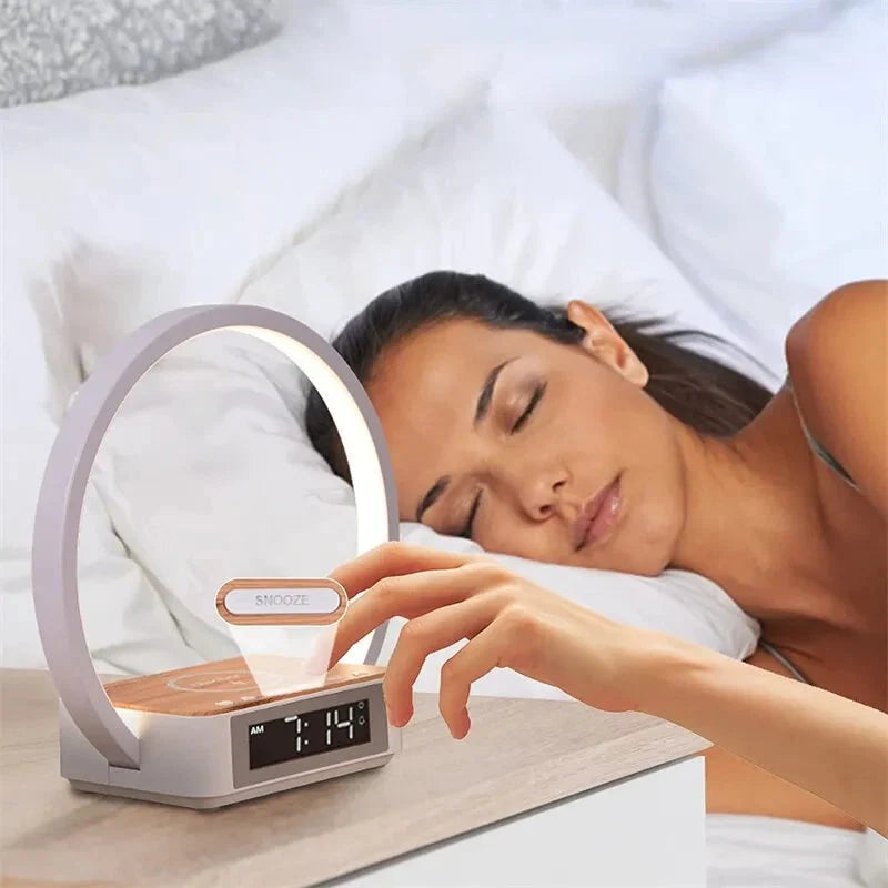 Réveil chargeur induction design