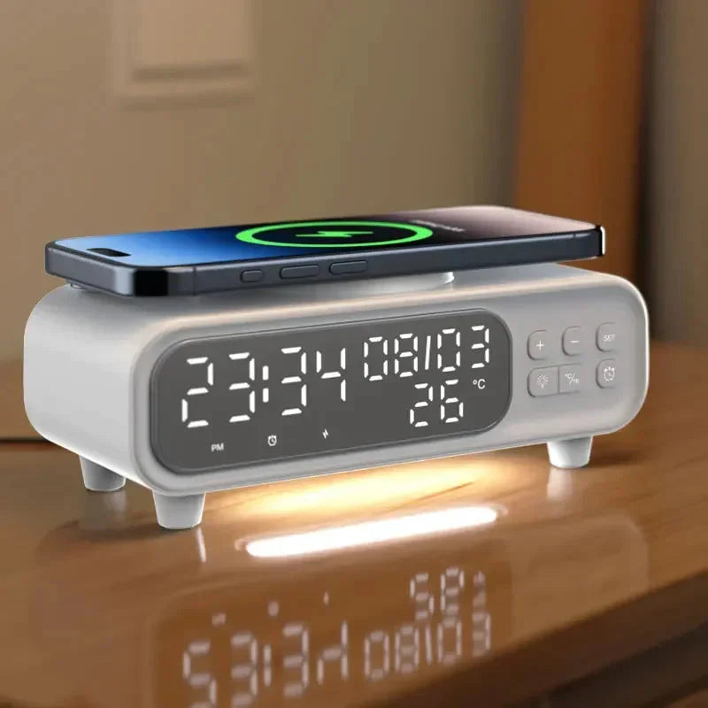 Réveil chargeur induction moderne