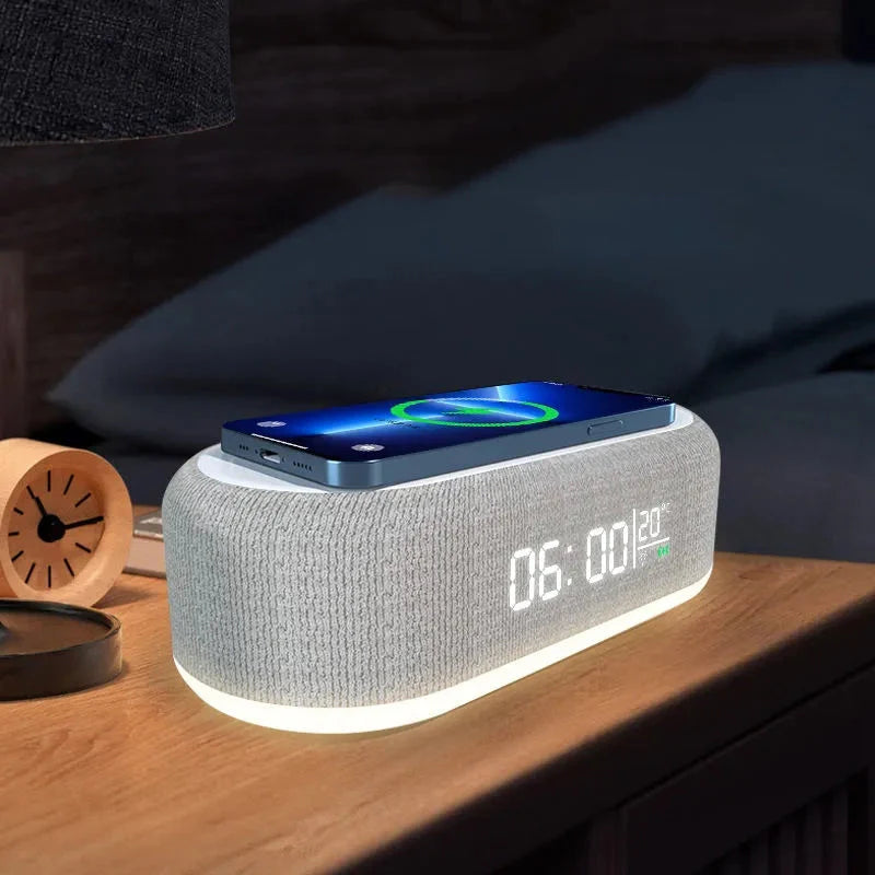 Réveil connecté avec chargeur induction