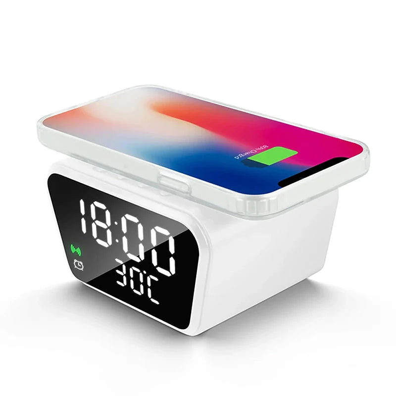 Réveil connecté chargeur induction