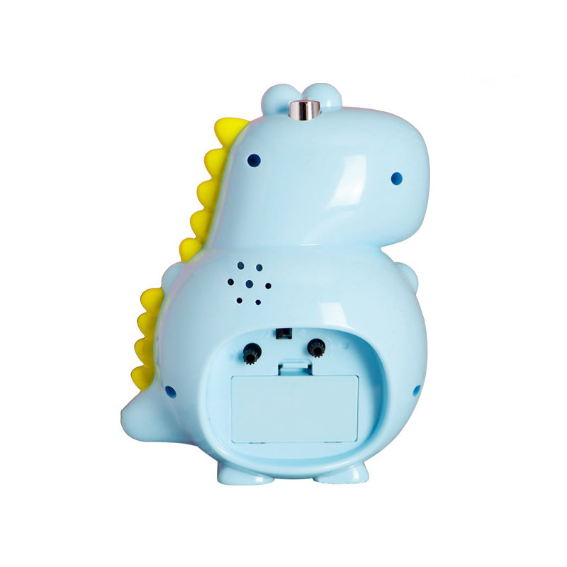 Réveil dinosaure analogique bleu