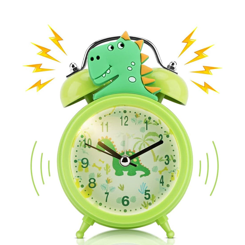 Réveil dinosaure vert