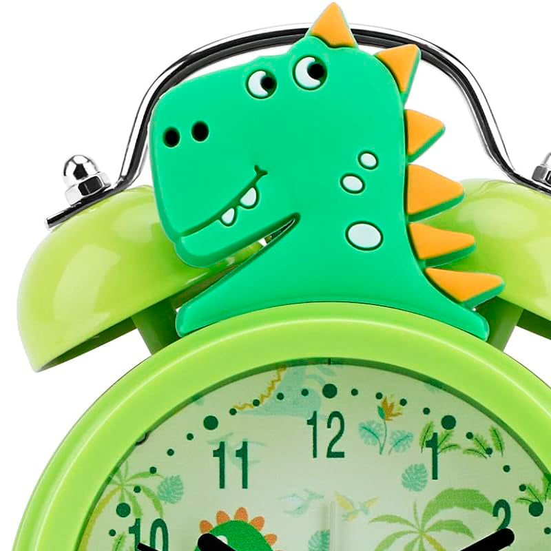 Réveil dinosaure vert