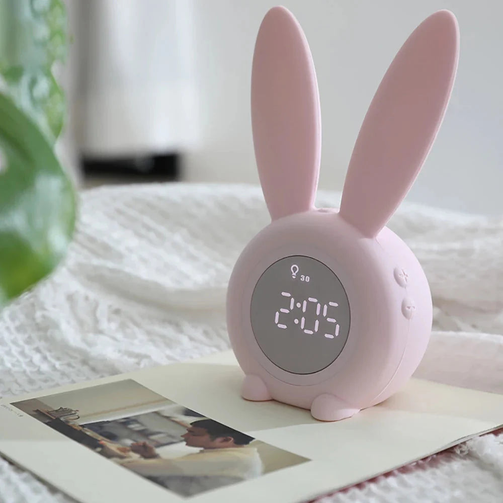 Réveil fille ado lapin