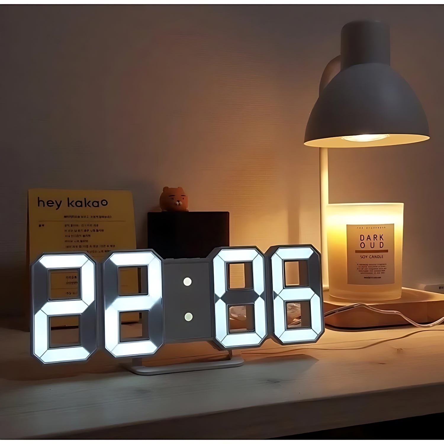 Réveil lumineux à led