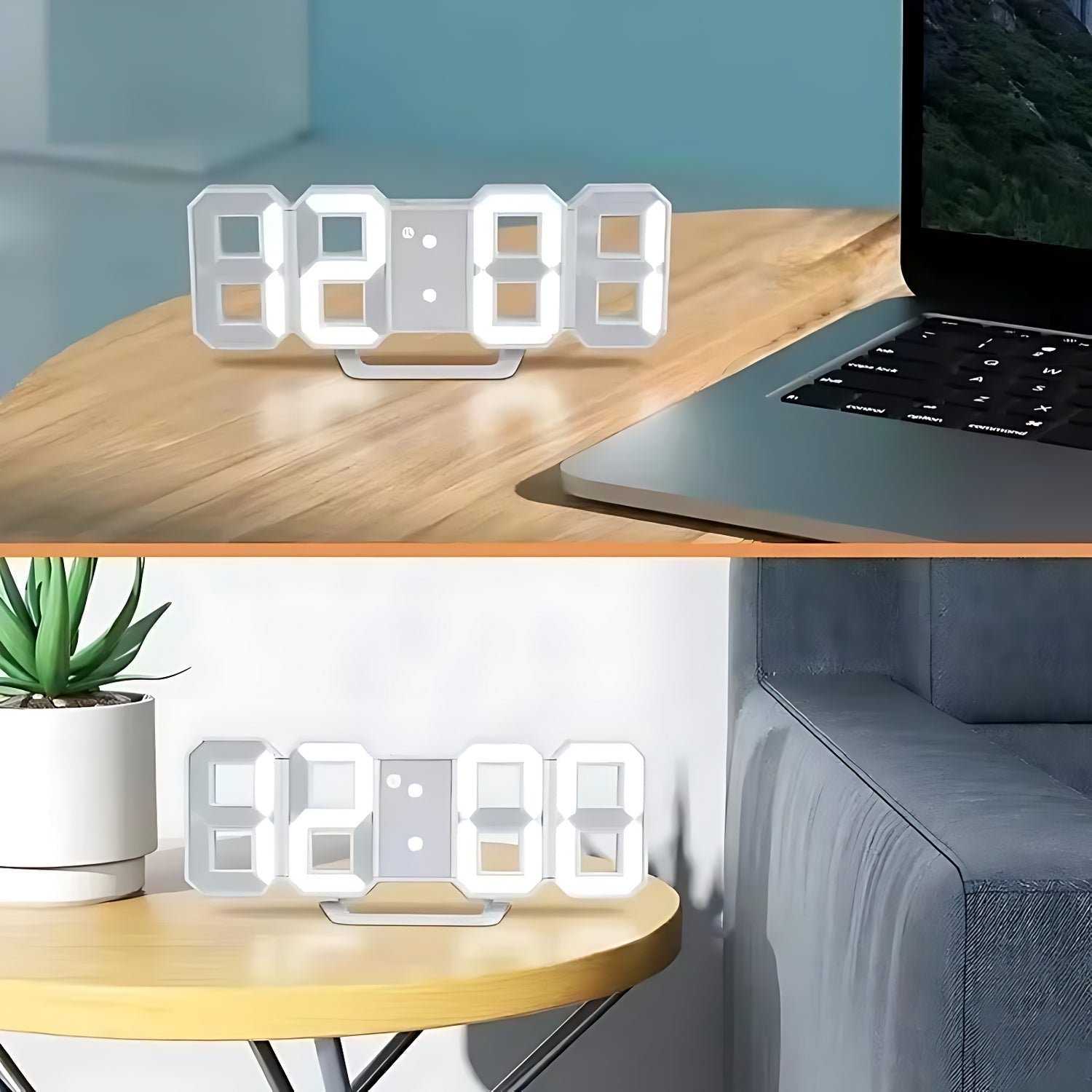 Réveil lumineux à led