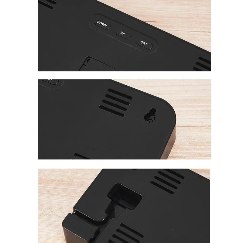 Réveil lumineux avec température