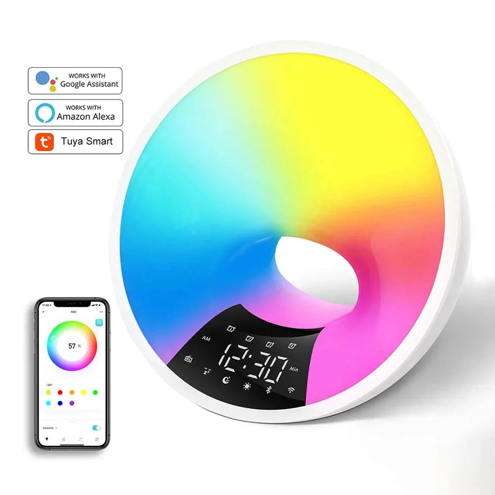 Réveil luminothérapie aube