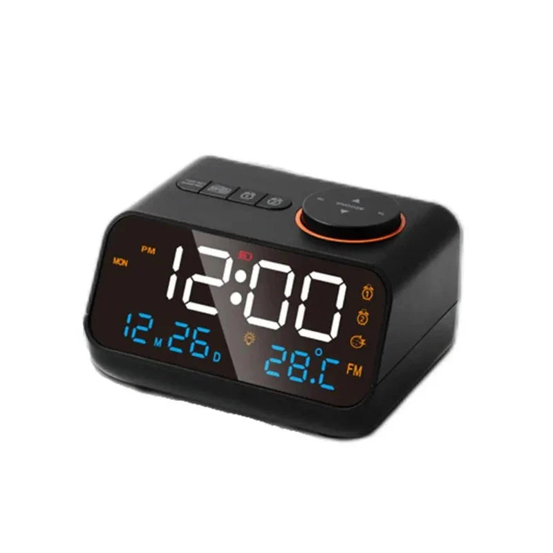 Réveil numérique batterie avec radio