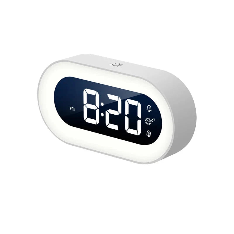 Réveil numérique design avec éclairage led