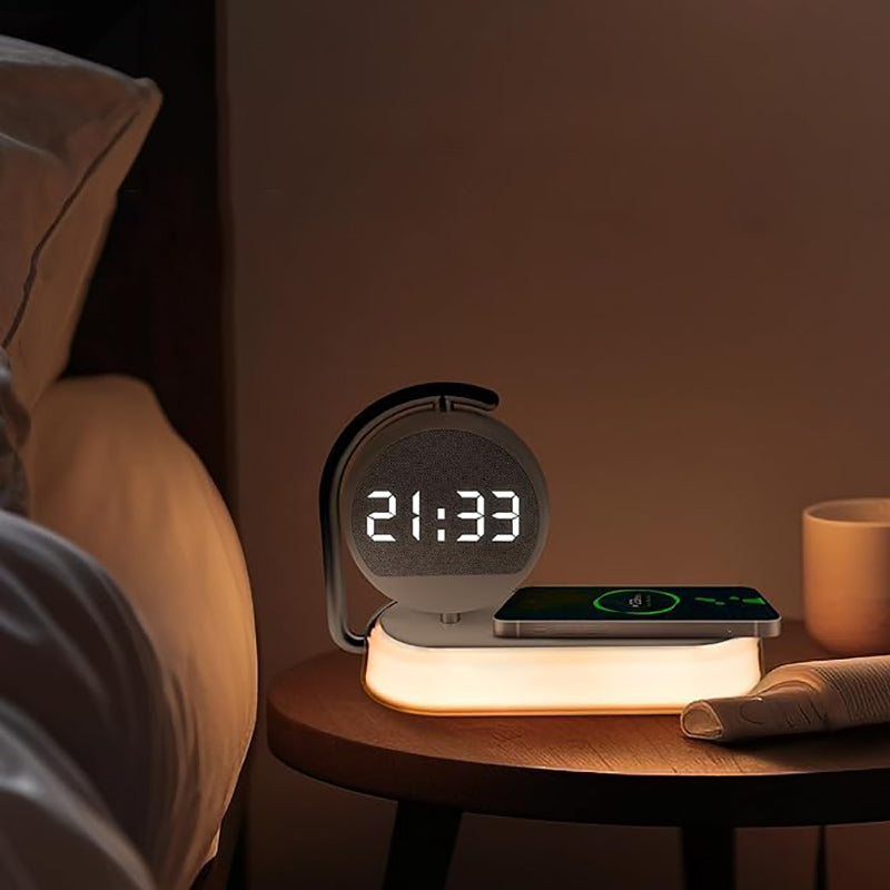 Réveil simulateur d'aube avec chargeur induction