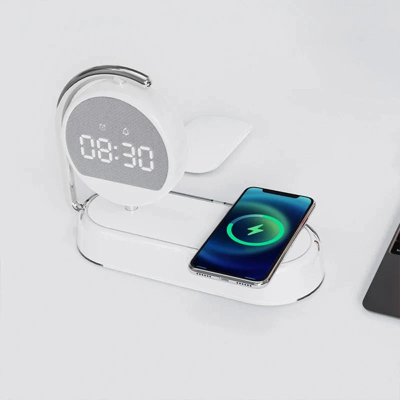 Réveil simulateur d'aube avec chargeur induction